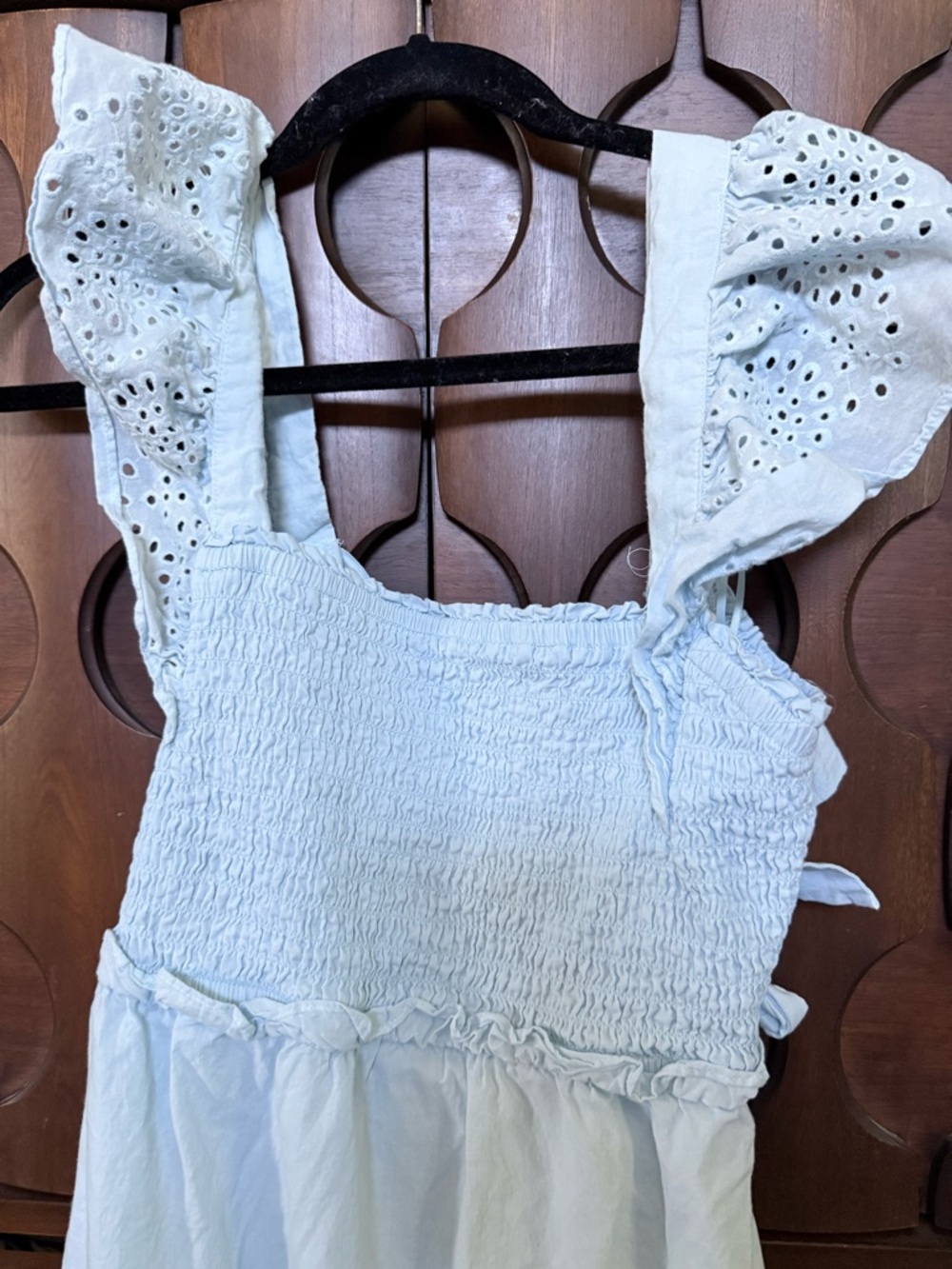 LC Lauren Conrad Light Blue Backless Dress